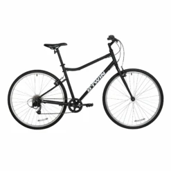 Vélo Reconditionné – VÉLO TOUT CHEMIN RIVERSIDE 100 NOIR