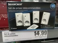 PERIPHERIQUES SILVERCREST SET DE PRISES TELECOMMANDEE