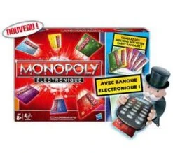 JEU DE SOCIETE HASBRO MONOPOLY ELECTRONIQUE