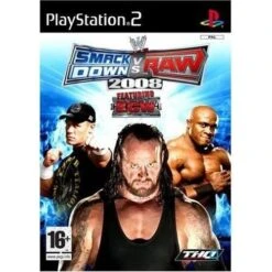 JEU PS2 WWE SMACKDOWN! VS. RAW 2008 PLATINUM